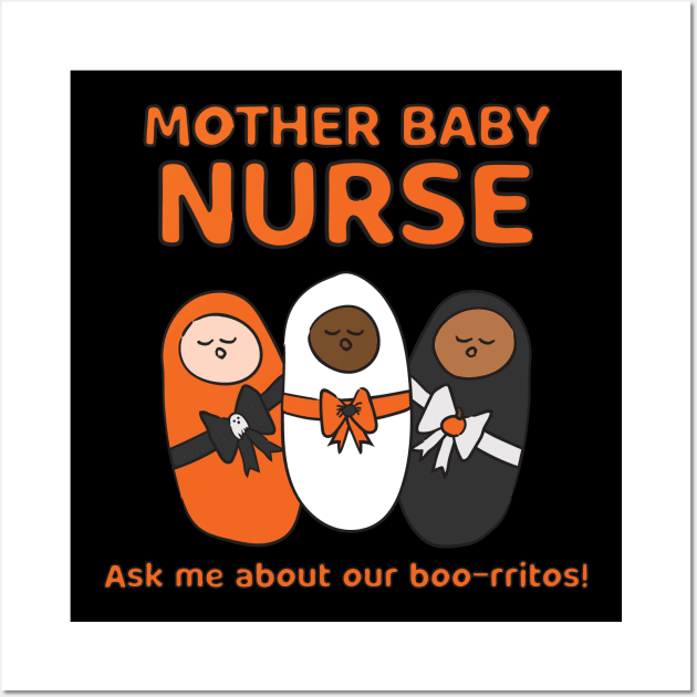 Mother/Baby Boo-rritos Wall Art by midwifesmarket